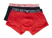 Men's boxer EMPORIO ARMANI trunks 2-piece pack elasticated bipack article 111769