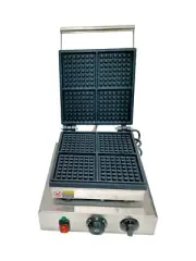 Waffle Cooker New 4 Slice Belgian Electric Waffles Maker Non Stick 4 Piece Plate