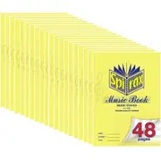 Spirax 243 Music Book 48 Page A4 [20 Pack]