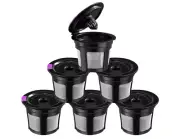 6 Reusable K-Cups Refillable K Cup Coffee Filters for Keurig 1.0 and 2.0 Brewers