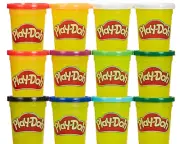 Play-Doh Jewel Colors Bulk 12-Pack of 4-Ounce Cans, Christmas Stocking Stuffers