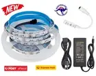 5M RGB 240V DIMMABLE IP20 LED STRIP LIGHT WITH DIMMER CONTROLLER FLEXIBLE COLOUR
