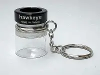 在飛比找Yahoo!奇摩拍賣優惠-正陽光學 hawkeye 10倍鑰匙圈顯微放大鏡 台灣製造絕