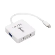 Lindy Mini DisplayPort 1.2 to HDMI - VGA &amp; DVI-D Converter