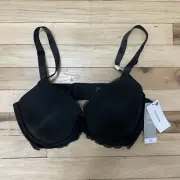 Calvin Klein Size 38D Black Lift Demi Bra Multi-way Straps NWT