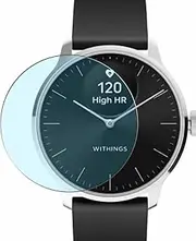 Puccy 3 Pack Anti Blue Light Screen Protector, compatible with Withings ScanWatch Light 37mm TPU Film Guard （ Not Tempered Glass Protectors ）
