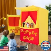 Alvantor Lemonade Stand Puppet Show Theater Pretend Playhouse Play Tent Kids