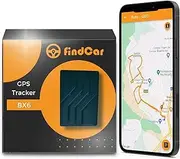 findCar BX6 GPS Tracker for Cars, Trucks and More Live Location Long Battery Life Up to 90 Days includes Magnet Alarms Speed, Anti-Theft and Geofence