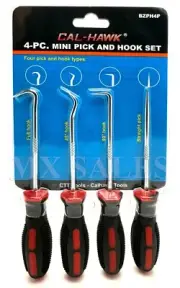 4 Pcs Hook and Pick Tool Set Hose Pick and Cotter Pin Puller for Hoses O-rings