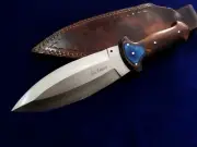 13" SEO Handmade Full Tang 1095 Carbon Steel Dagger Blade Combat Smatchet Knife