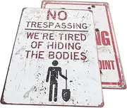 2pcs Warning Sign Iron Drawing Private Place Caution Signs Outdoor Public Warning Pendant Garden Warning Signs Garden Sign Warning Board Yard Sign Yard Private Property Signs