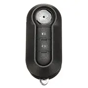 2Pcs Remote Flip Key Shell Case Blade For Fiat 500 Panda Brava Stilo