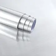 Arthome Brushed Silver Contact Paper,40x310cm Self Adhesive Wallpaper Waterproof PVC Vinyl, Oil Proof, Vinyl Paper for Furniture Cover Surface,Countertop,Kitchen,Shelf Liner…