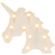 Unicorn Head Standing Light Lamp Color Changing Night Light Battery Operated
