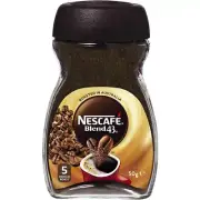 Nescafe Blend 43 Smooth Medium Roast Instant Coffee Jar 50g