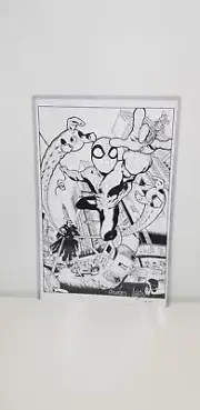 Signed Georges & Vines Spiderman Doctor Octopus art comic Limited Edition 12/100