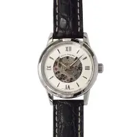 在飛比找Yahoo奇摩購物中心優惠-REVUE THOMMEN 梭曼錶 經典鏤空機械腕錶 白色錶
