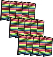 NAMOARLY 15 Sheets Portable Highlight Strips Thin Page Markers for Easy Text Highlighting Eye Catching Colors for School Office Use for Beginners