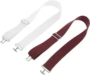 [Ipetboom] 2pcs Adjustable Elastic Waist Belt for Women Comfortable Shark Buckle Equestrian Belt for Horse Riding Accessories Versatile Fashionable Design