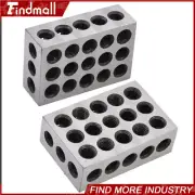 Findmall 1 Matched Pair Ultra 1-2-3 Blocks 23 Holes .0001" Machinist 123 Jig