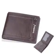 Style Men's Leather Bifold Multi Credit ID Cards Holder Wallet Purse Billfold