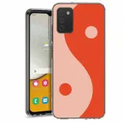For Samsung Galaxy A03s A02s TPU Case Cover+Glass(YinYang Pumpkin)