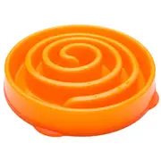 Outward Hound Fun Feeder Slow Bowl for Dogs - Orange Coral Maze