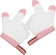 Yardwe 1Pair Finger Corrector Mitts for Thumb Cover Gloves Safe Durable Treatment Supply for Teething Gentle