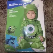 Mike Wazowski 12-18 Months Costume Disney Monsters Inc Halloween