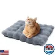 Mora Pets Cat Beds for Indoor Cats Dog Crate Pad Warm Fluffy Plush Dog Kennel