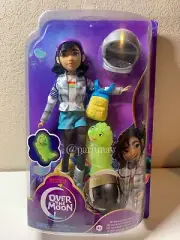 Over the Moon Fei Fei 9" Doll in Space Explorer Outfit & Glow-in-Dark 3" Gobi