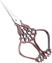 1 Pc Vintage Tailor Scissors Cross Stitch Sewing Scissors Suitable for Woman Quilting Sewing at Home zhengpingpai (Color : Red Bronze)
