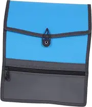 SHINEOFI Document Pouch Body Bag Men Zipper Folder Handbag Messenger Bag Women Canvas Portable File Organizer Tote Bag for Women File Pocket Clear Paper Organizer Canvas File Organizer Blue