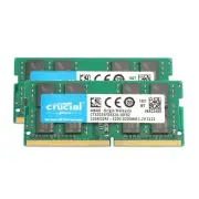 Crucial 64GB Kit (2x 32GB) DDR4 3200Mhz SODIMM 260Pin Memory Ram CT32G4SFD832A