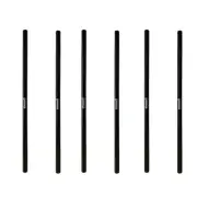 6-Pack Steel On-Stage Stands From Subwoofer to Speaker Shaft Poles Black 1 Meter