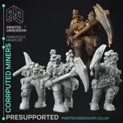Battered Miners by Printed Obsession