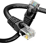 RJ45 Cat 6 Ethernet Patch Cable for TV, Modem, PC Gaming, 10Gbps, Gold-Plated Connectors, Snagless, Network Cable, Internet Cable, 35 Feet, Red