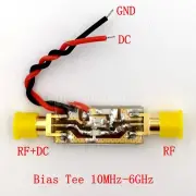 10MHz - 6GHz Bias Tee Module Wideband RF Feeder DC Block for Wideband Amplifier-