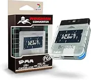 Brook Wingman PS2 Converter for Xbox 360/Xbox One/XSX|S/Xbox Elite 1&2/PS5/PS4/PS3/Switch Pro Controller to PS2/PS/PS Classic - Clear Edition