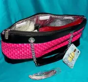 Wild Eye Designs Insulated Wine Tote Ice Bucket Clutch Purse Thermal Lunch Bag