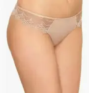 b.tempt'd Women's Wink Worthy Thong Panty Beige Size S 8355