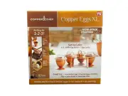 Copper Chef Copper Eggs XL As Seen On TV Perfect Egg Maker Non Stick Coating