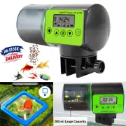 Aquarium Automatic Fish Feeder - Auto Food LCD Timer Feeder Adjustable Dispenser