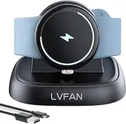 [LVFAN] Charger for Pixel Watch 3 2 & Fitbit Sense 2 / Versa 4 3, Charging Cable Charger Replacement Accessories, Charger Stand Dock for Google Pixel Watch 3 2 & Fitbit Versa 4 3 / Sense 2 / Sense