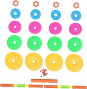 Toyvian 1Set Adjustable Dumbbell for Hand Weights for Fitness Play Birthday for Boys Promotes Arm Muscle Development