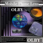 【OLBY MOBILE PHONE LENS珊瑚拍攝手機濾鏡夾】抗藍光/三眼可用/加大版本（附贈超可愛收納包包）