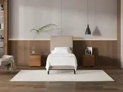 My Style Tapered Headboard & Slimline Base - Single / Natural / Slimline Base