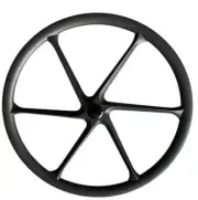 700C Carbon All Road Bike 6 Spokes Wheel 28*35mm Disc Brake Tubular Hookless