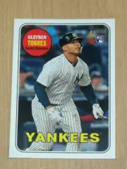2018 Topps Heritage High Number Action image variation Gleyber Torres rookie 603
