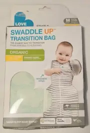 Size Medium Love To Dream Swaddle Up Transition Bag Organic 1.0 TOG Mint